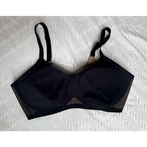 Honey love LiftWear Bra size XL Black with tan interior